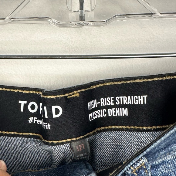 Torrid Classic Denim High-Rise Straight Leg Jean Women’s Sz 12 Tall NWT - Picture 5 of 10